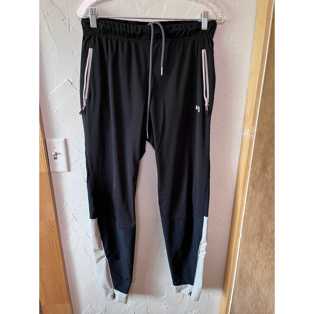 Kari Traa Ane Hiking Pants Womens Medium Black Grey Pink Zip Pockets Technical